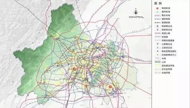 成都主城区最新城市规划
