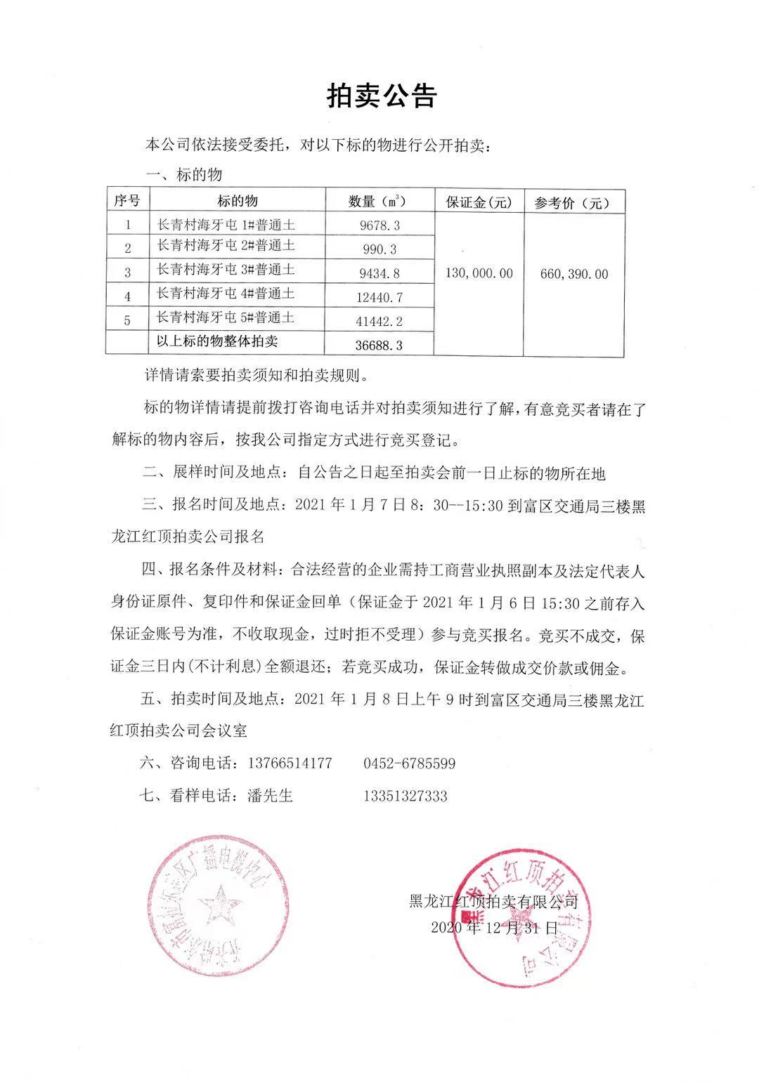 新疆最新拍卖公告