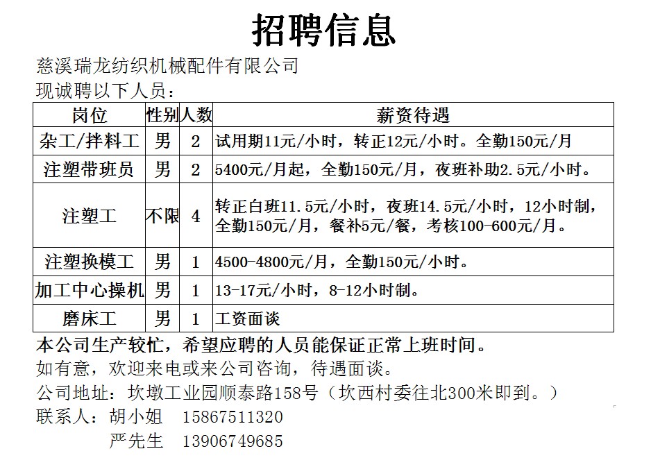 浙江自动车床招聘大全，应聘指南与技能学习全攻略