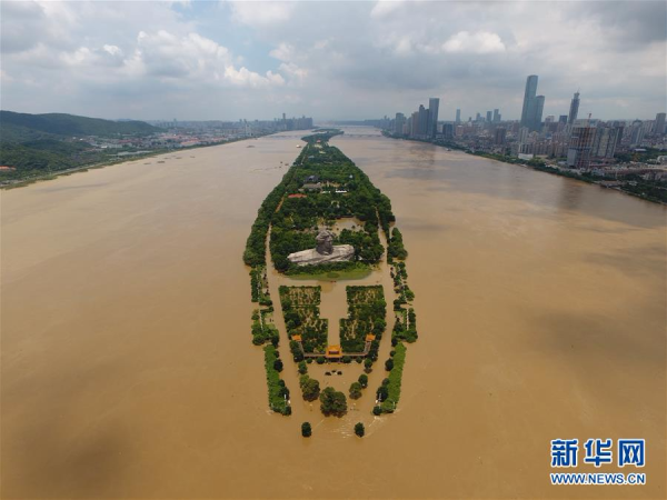 湘江洪水最新动态，温情漂流中的抗洪战记